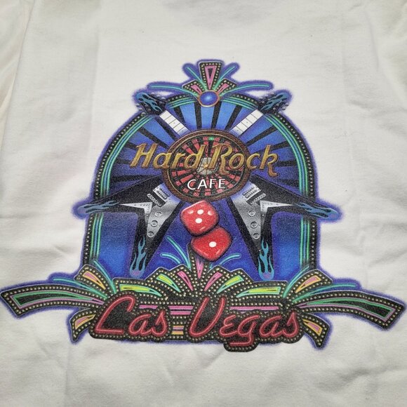 T-Shirt GILDAN Las Vegas Nevada Pour Hommes Blanc USA M